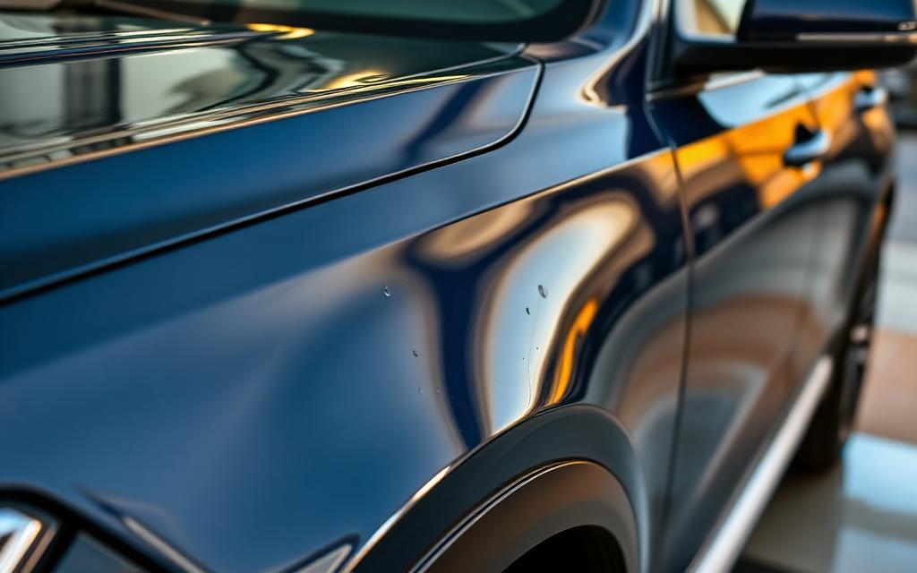 Polished premium SUV after detailing
